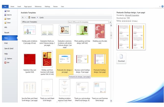 how-to-make-a-postcard-in-microsoft-word-2010-techyv